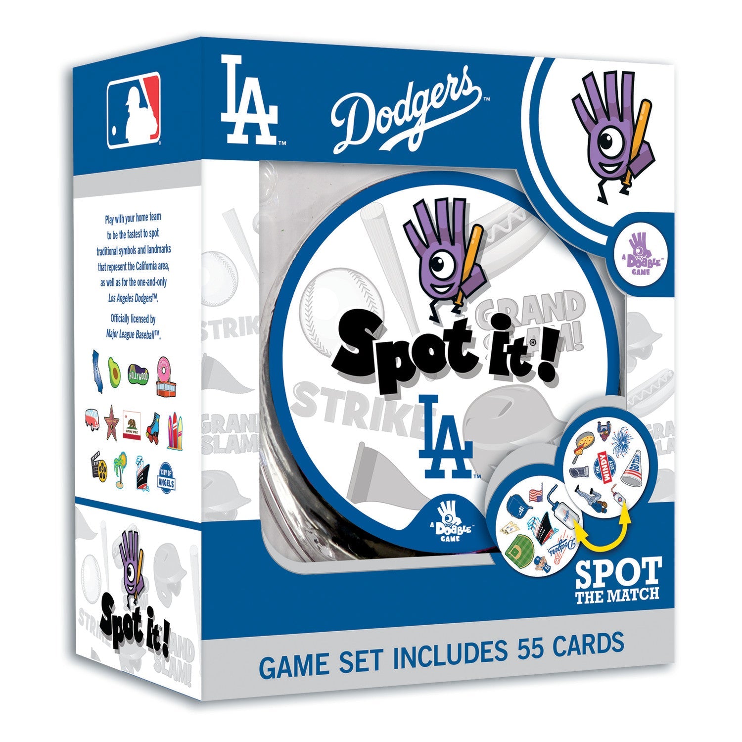 Los Angeles Dodgers Spot It! Card Game - 757 Sports Collectibles