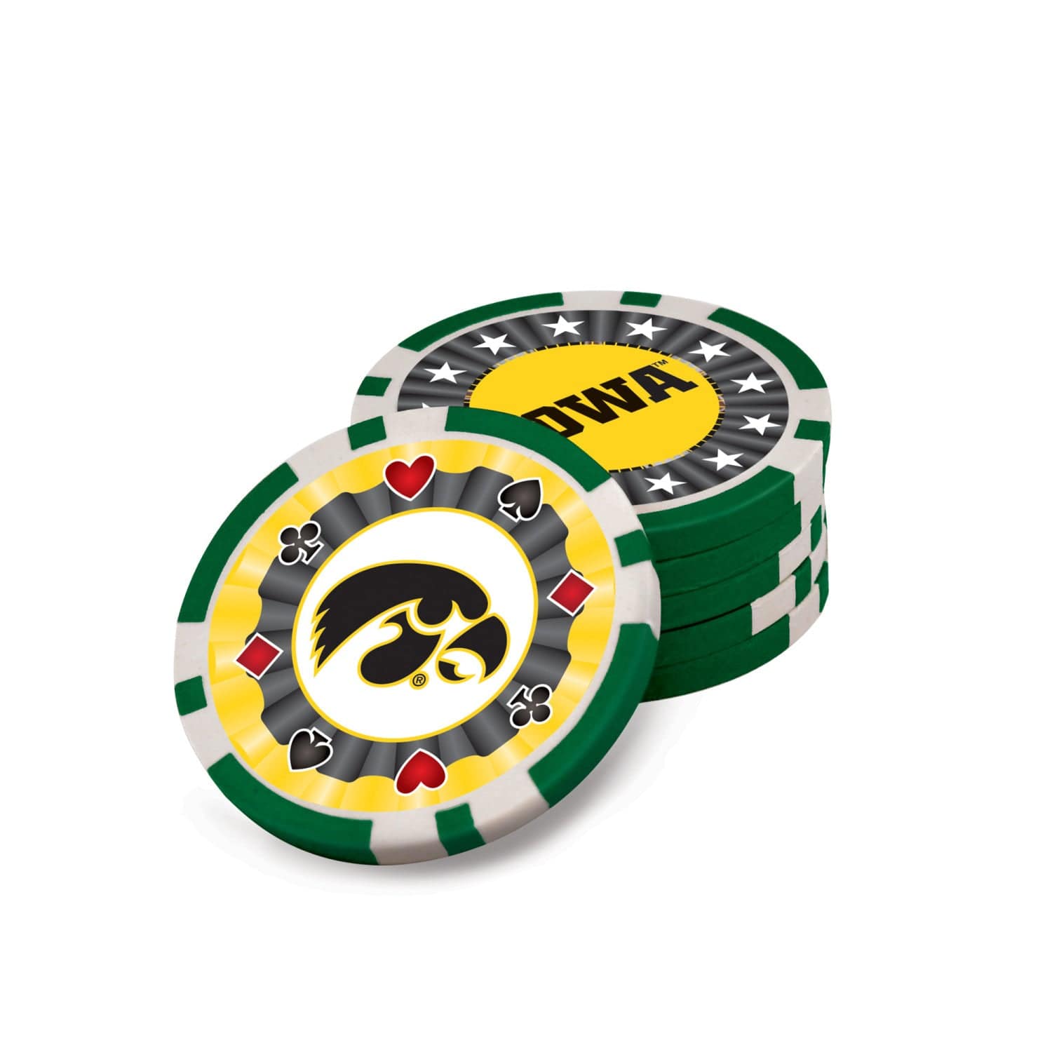 Iowa Hawkeyes 300-Piece Poker Set - Sports Gifts, Sports Memorabilia, Sports Collectibles, Fan Shop