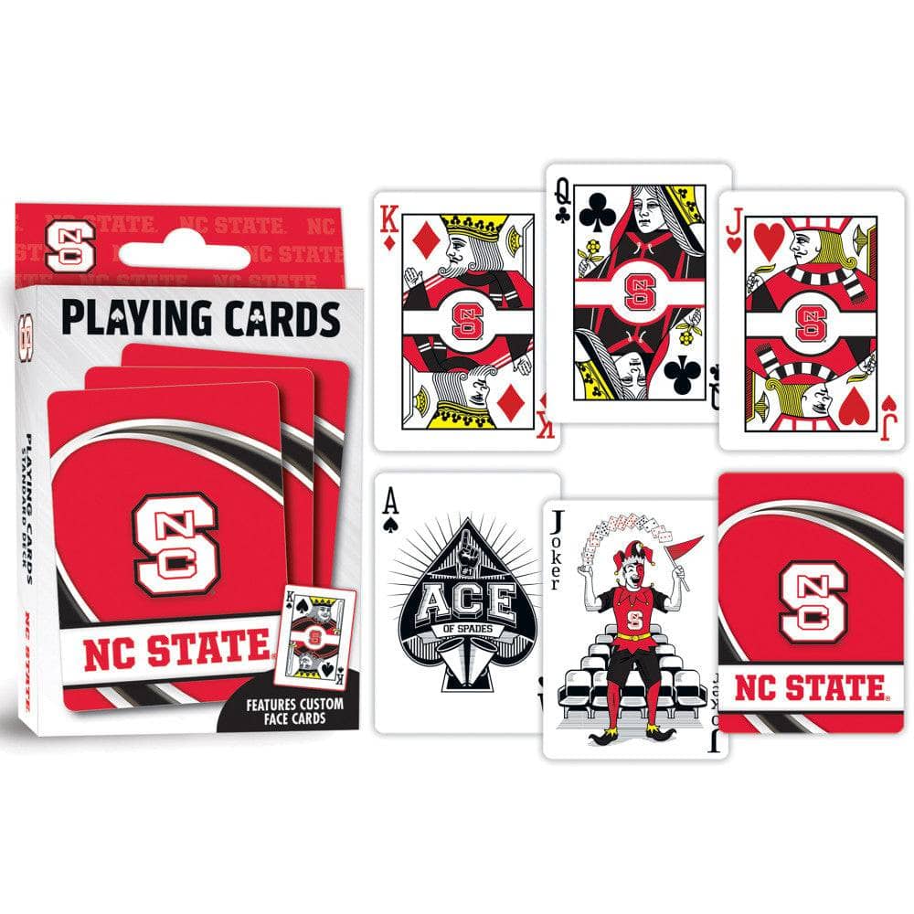 NC State Wolfpack Playing Cards - 54 Card Deck - Sports Gifts, Sports Memorabilia, Sports Collectibles, Fan Shop