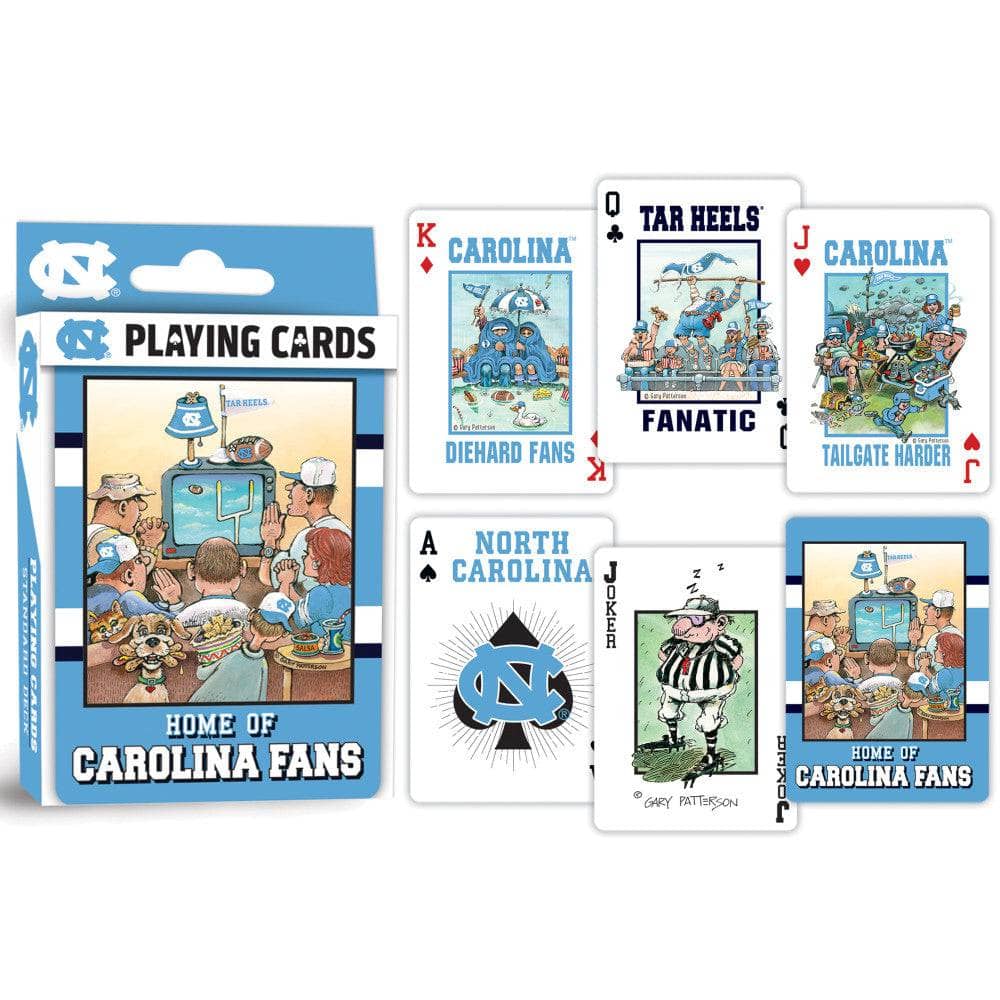 UNC Tar Heels Fan Deck Playing Cards - 54 Card Deck