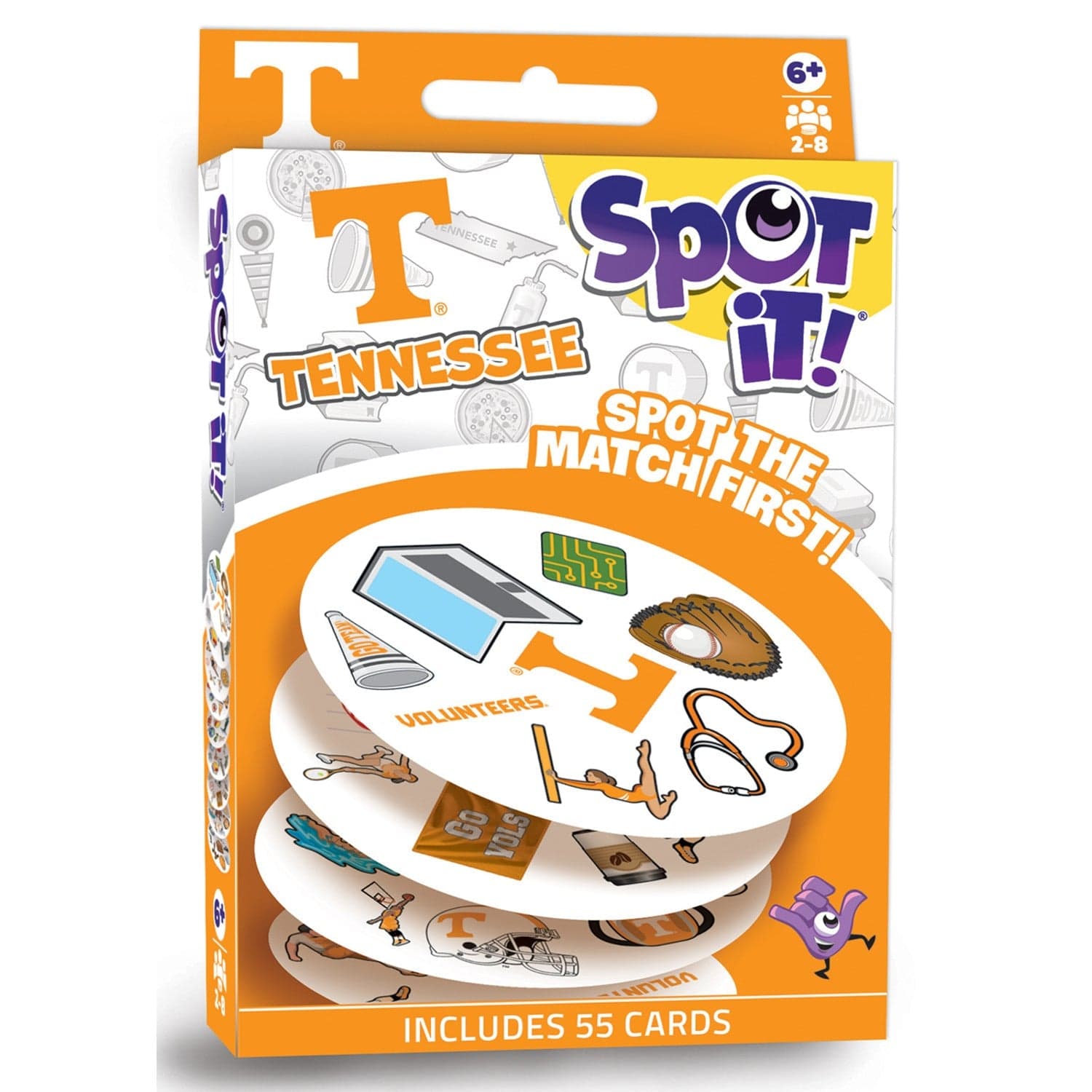 Tennessee Volunteers Spot It! Card Game