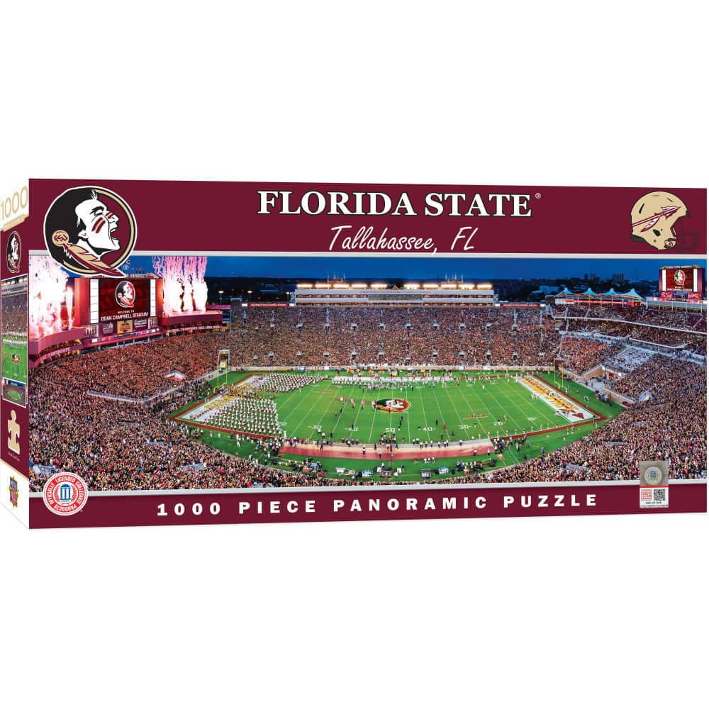 Florida State Seminoles 1000 Piece Panoramic Jigsaw Puzzle - Sports Gifts, Sports Memorabilia, Sports Collectibles, Fan Shop