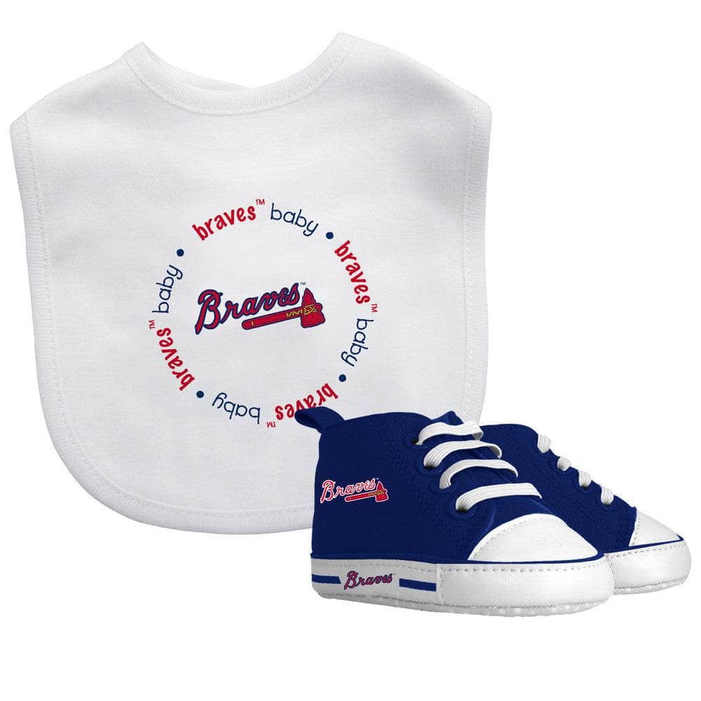 Atlanta Braves 2-Piece Baby Gift Set - Sports Gifts, Sports Memorabilia, Sports Collectibles, Fan Shop