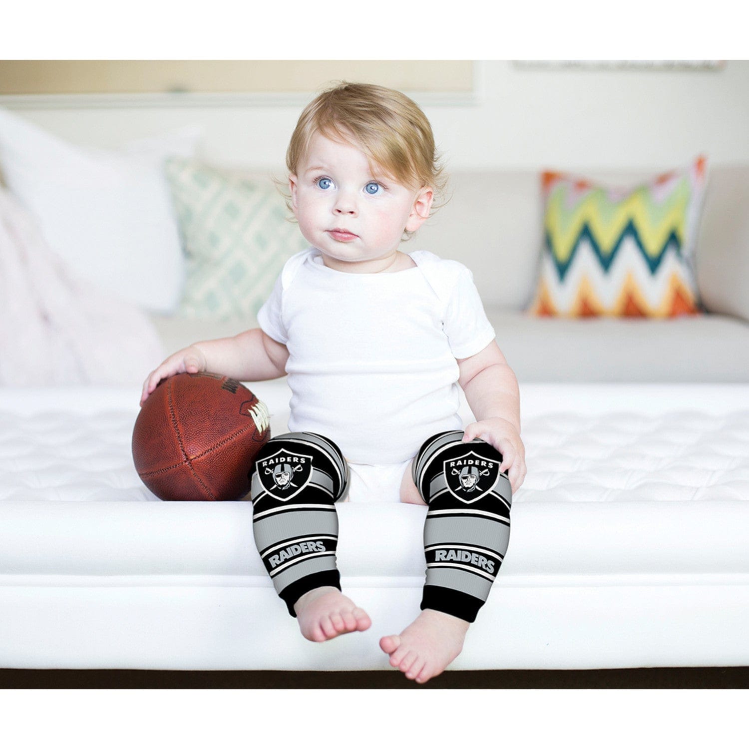 Las Vegas Raiders Baby Leg Warmers - Stylish NFL Baby Accessories - Sports Gifts, Sports Memorabilia, Sports Collectibles, Fan Shop