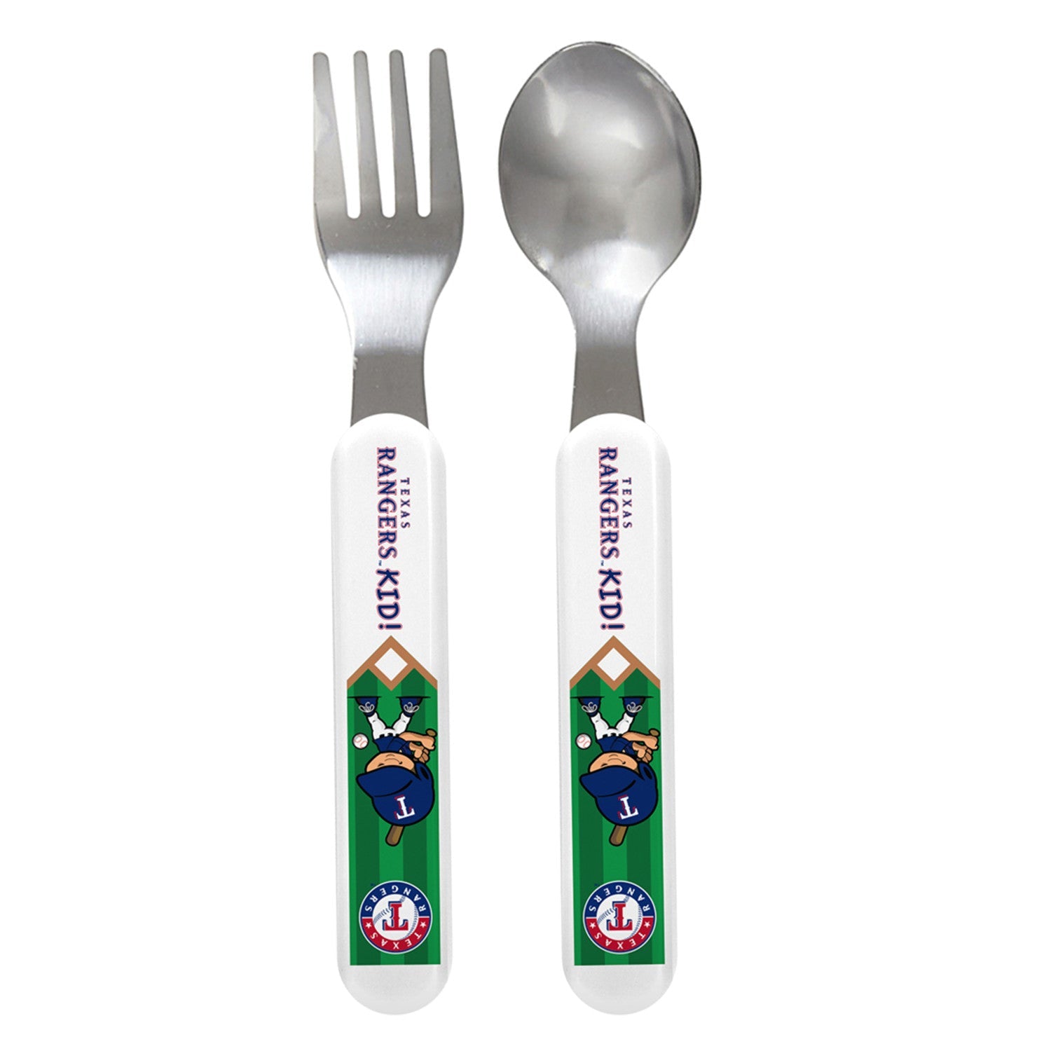 Texas Rangers - Baby Fork & Spoon Set - 757 Sports Collectibles