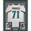 Framed Autographed/Signed Tony Boselli 35x39 HOF 22 Jacksonville White Football Jersey Beckett BAS COA