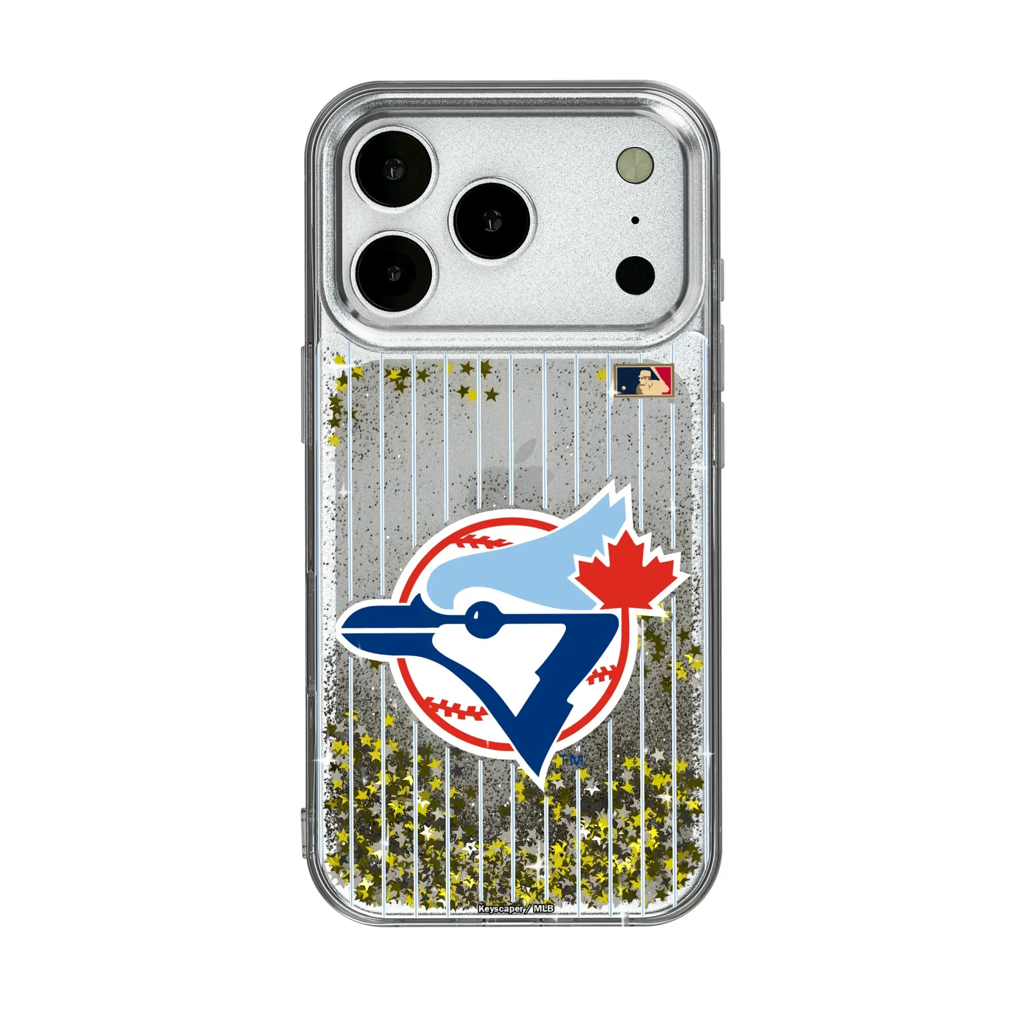 Toronto Blue Jays 1977-1988 - Cooperstown Collection Pinstripe Glitter Phone Case