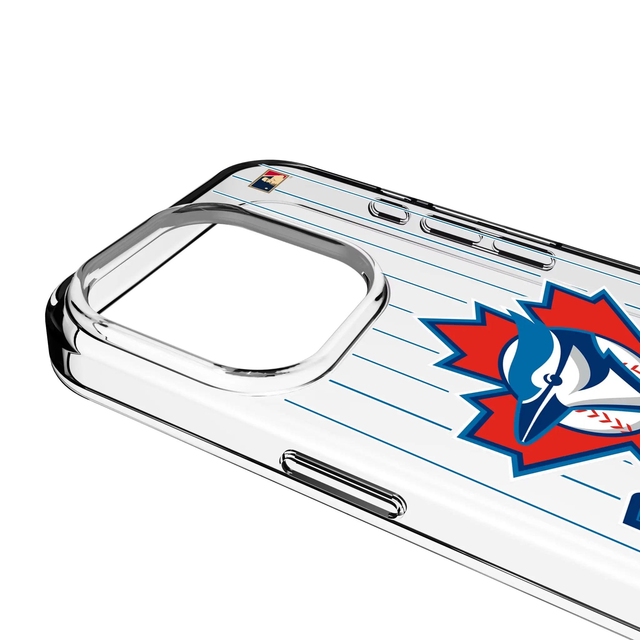Toronto Blue Jays 1997-2002 - Cooperstown Collection Pinstripe Clear Phone Case for Apple iPhone