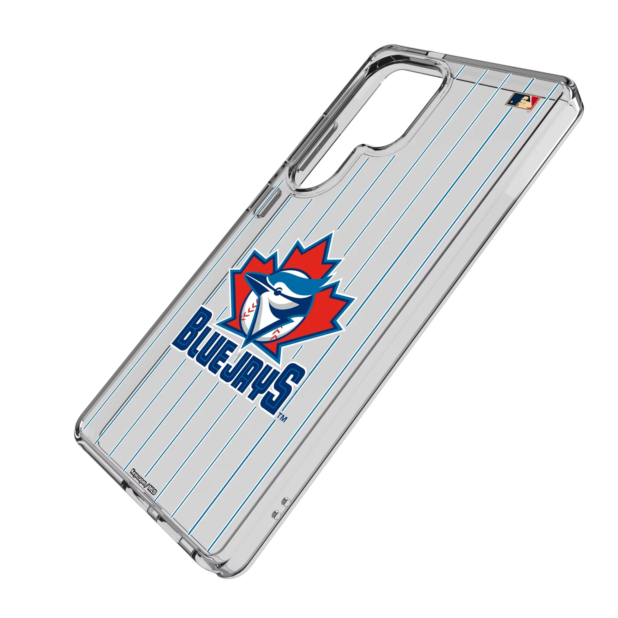 Toronto Blue Jays 1997-2002 - Cooperstown Collection Pinstripe Clear Phone Case for Samsung Galaxy