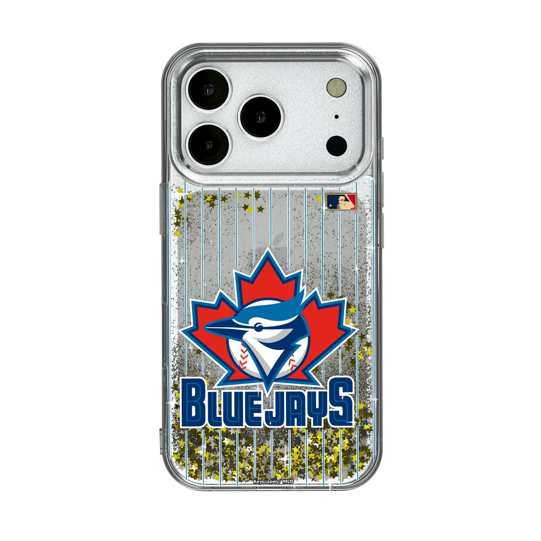 Toronto Blue Jays 1997-2002 - Cooperstown Collection Pinstripe Glitter Phone Case