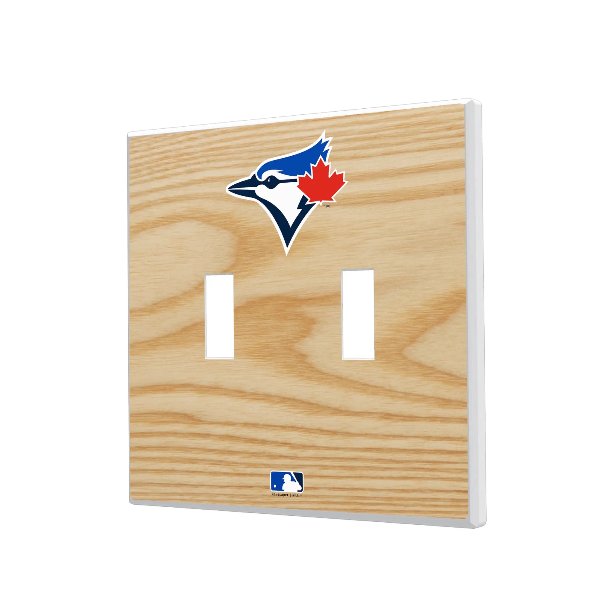 Toronto Blue Jays Baseball Bat Hidden-Screw Light Switch Plate