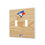 Toronto Blue Jays Baseball Bat Hidden-Screw Light Switch Plate