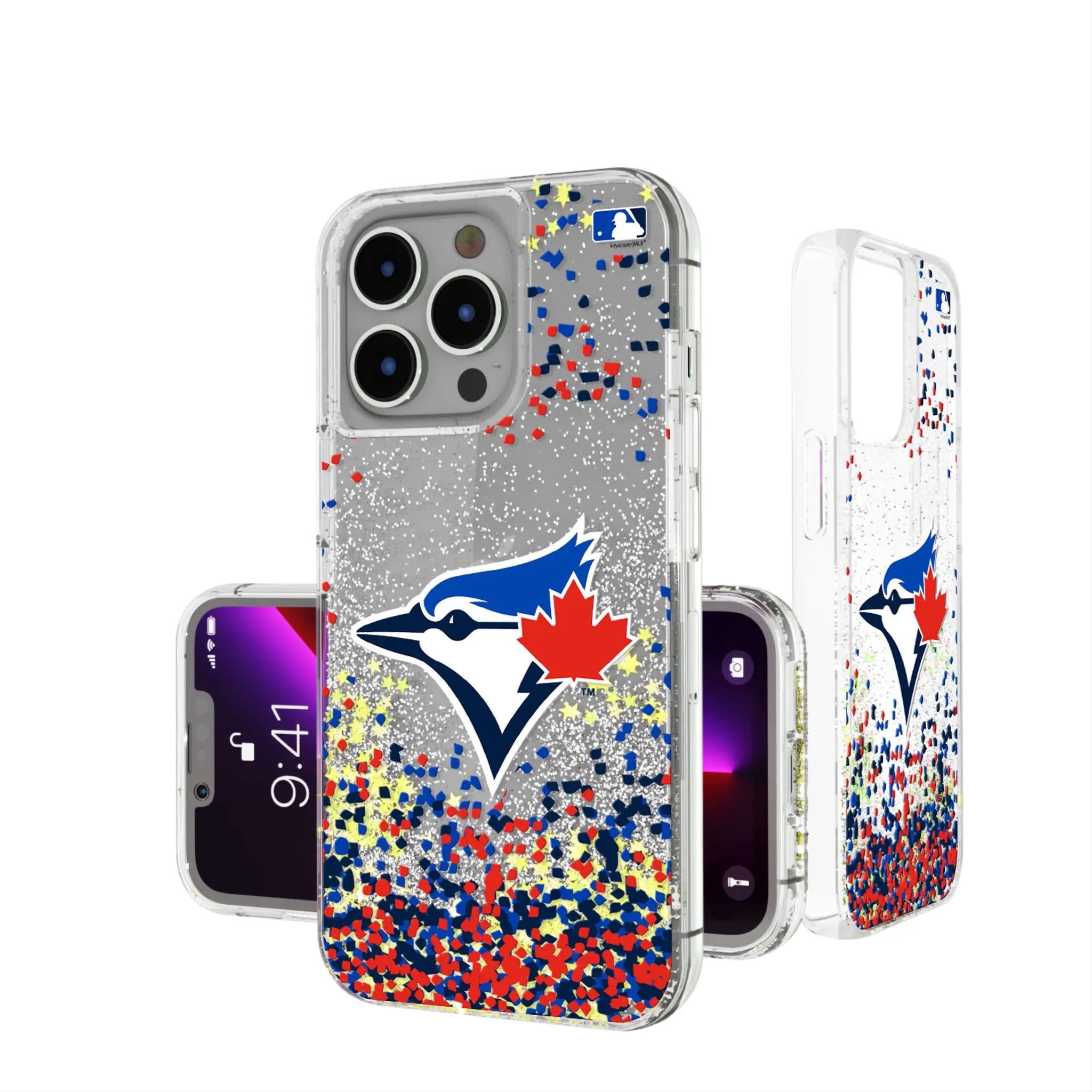 Toronto Blue Jays Confetti Glitter Phone Case