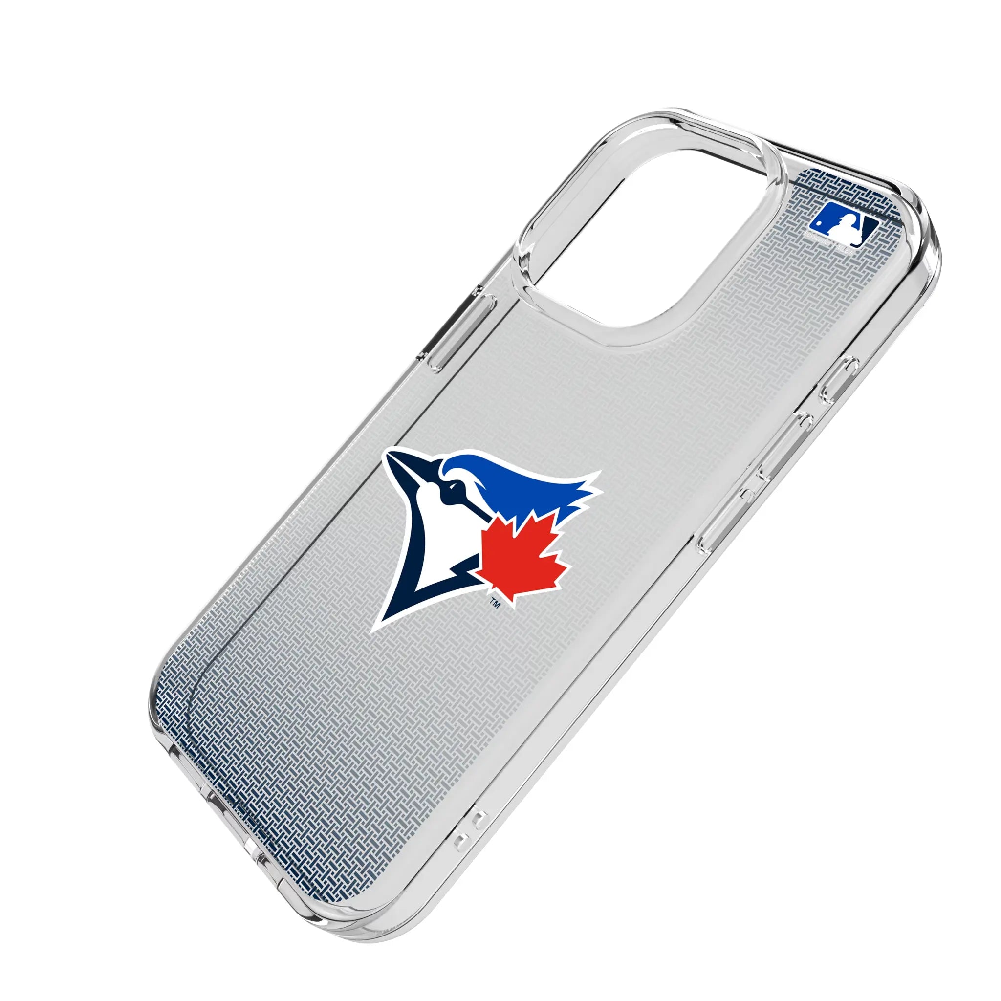 Toronto Blue Jays Linen Clear Phone Case for Apple iPhone