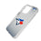 Toronto Blue Jays Linen Clear Phone Case for Apple iPhone