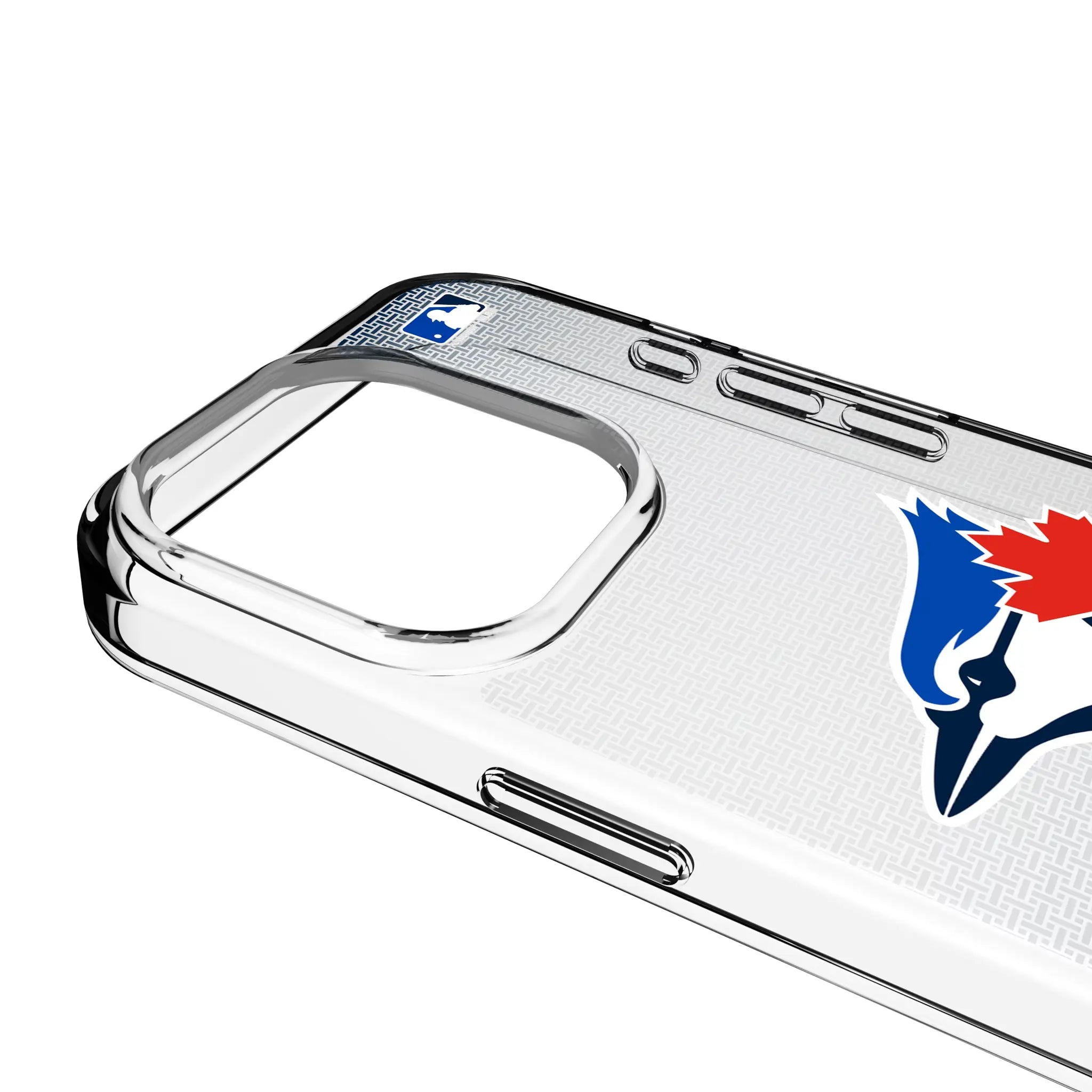 Toronto Blue Jays Linen Clear Phone Case for Apple iPhone