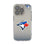 Toronto Blue Jays Linen Clear Phone Case for Apple iPhone