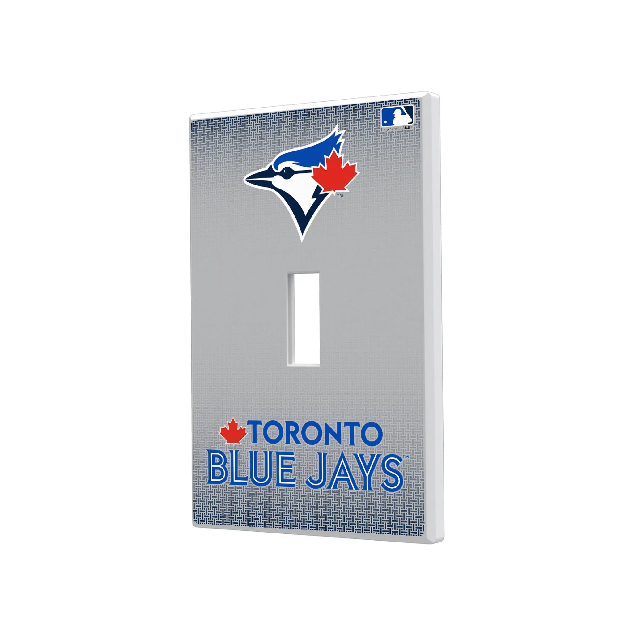 Toronto Blue Jays Linen Hidden-Screw Light Switch Plate