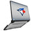 Toronto Blue Jays Linen Laptop Case for Apple MacBook