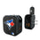 Toronto Blue Jays Text Backdrop 2 in 1 USB A/C Charger
