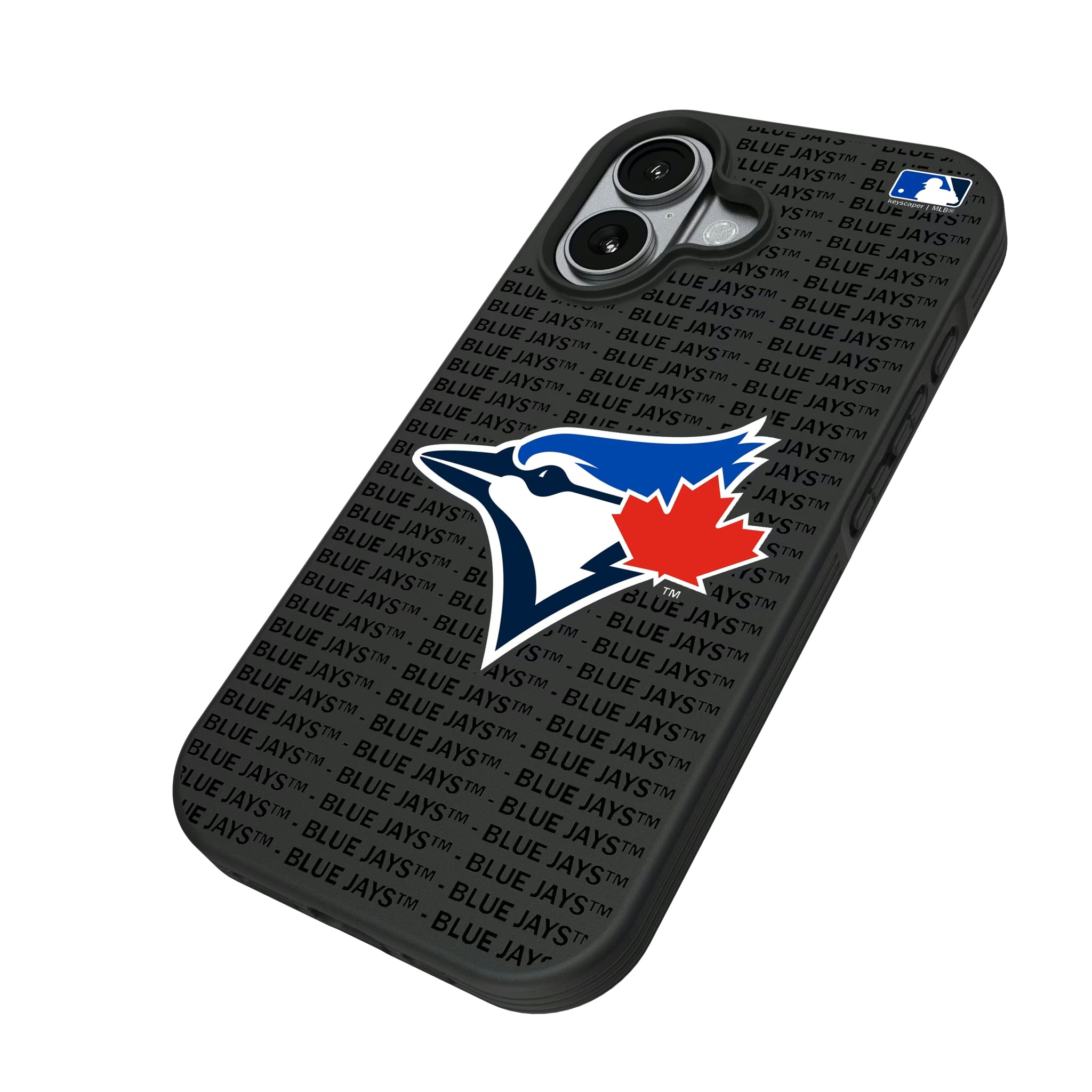 Toronto Blue Jays Text Backdrop Bump Phone Case - Sports Gifts, Sports Memorabilia, Sports Collectibles, Fan Shop