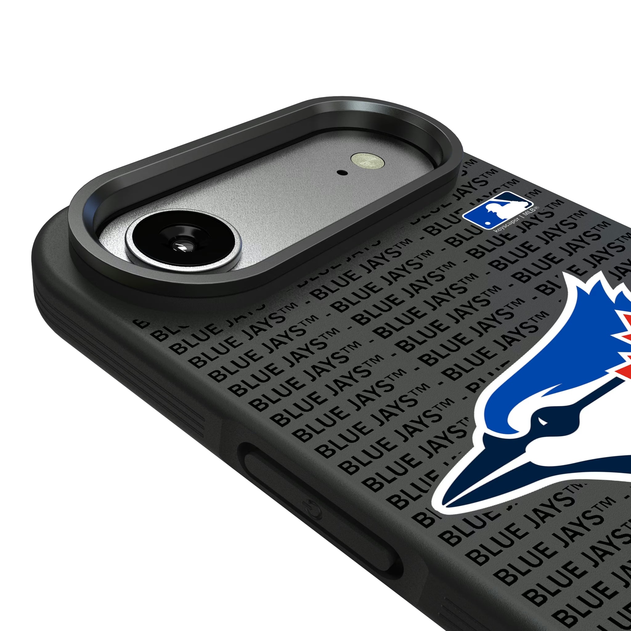 Toronto Blue Jays Text Backdrop Bump Phone Case - Sports Gifts, Sports Memorabilia, Sports Collectibles, Fan Shop