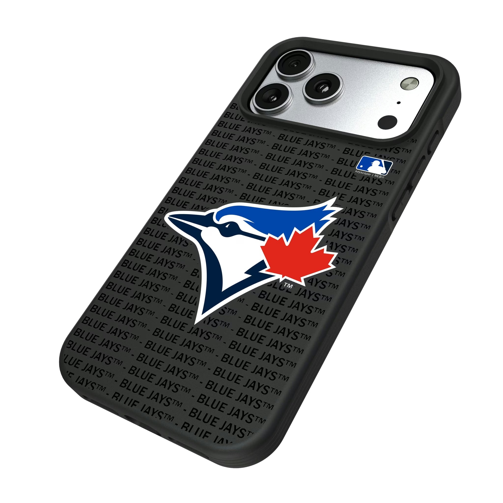 Toronto Blue Jays Text Backdrop Bump Phone Case - Sports Gifts, Sports Memorabilia, Sports Collectibles, Fan Shop