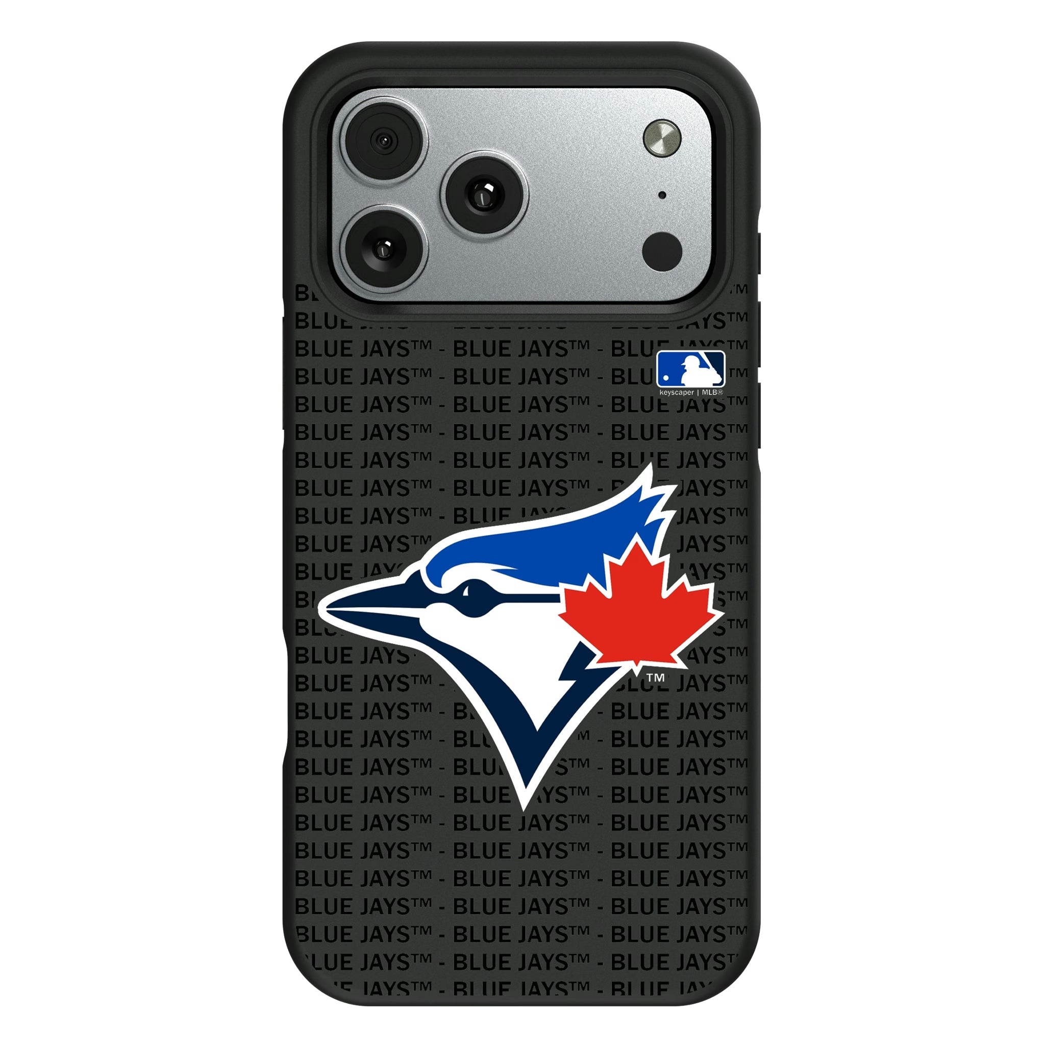 Toronto Blue Jays Text Backdrop Bump Phone Case - Sports Gifts, Sports Memorabilia, Sports Collectibles, Fan Shop