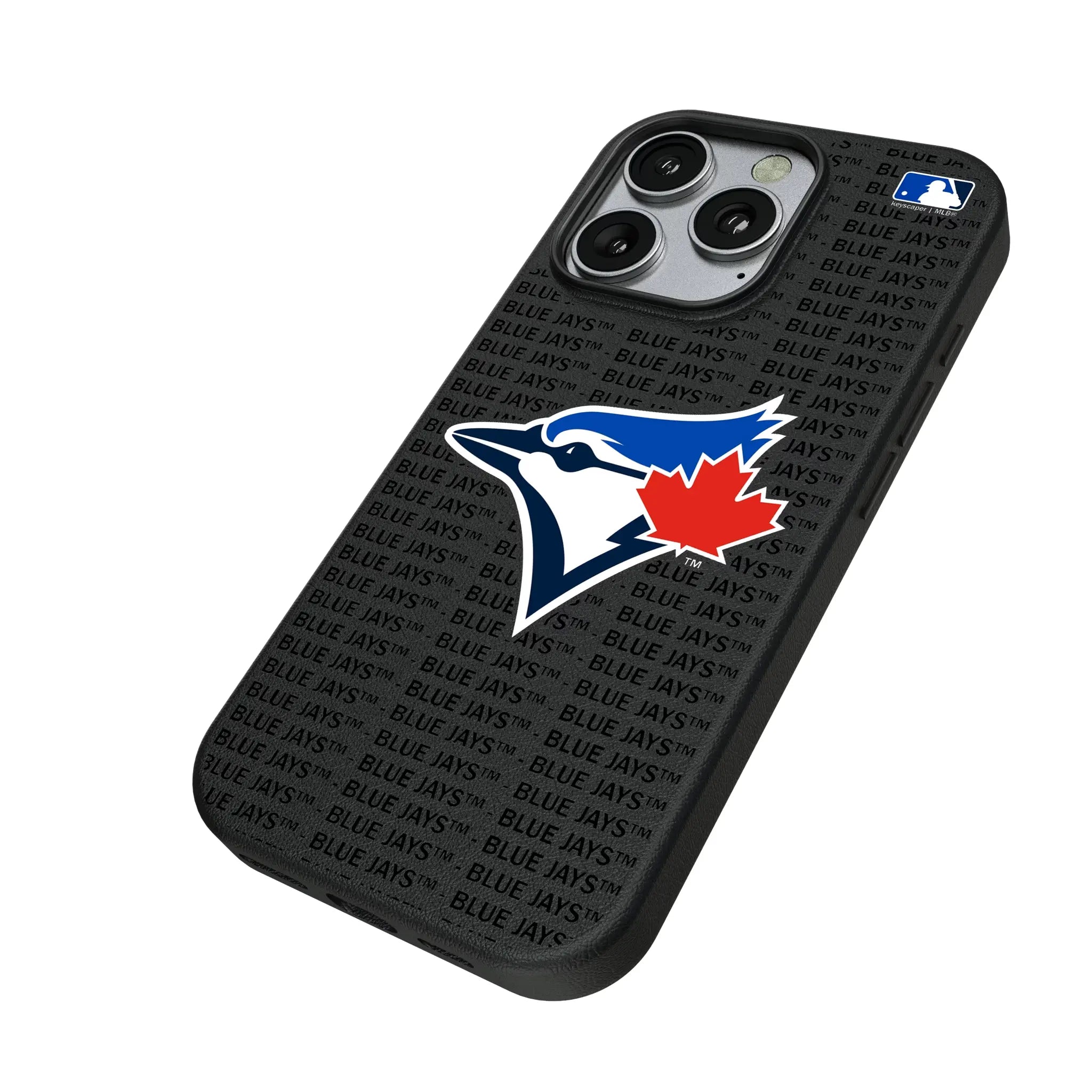 Toronto Blue Jays Text Backdrop MagSafe Compatible Phone Case for Apple iPhone