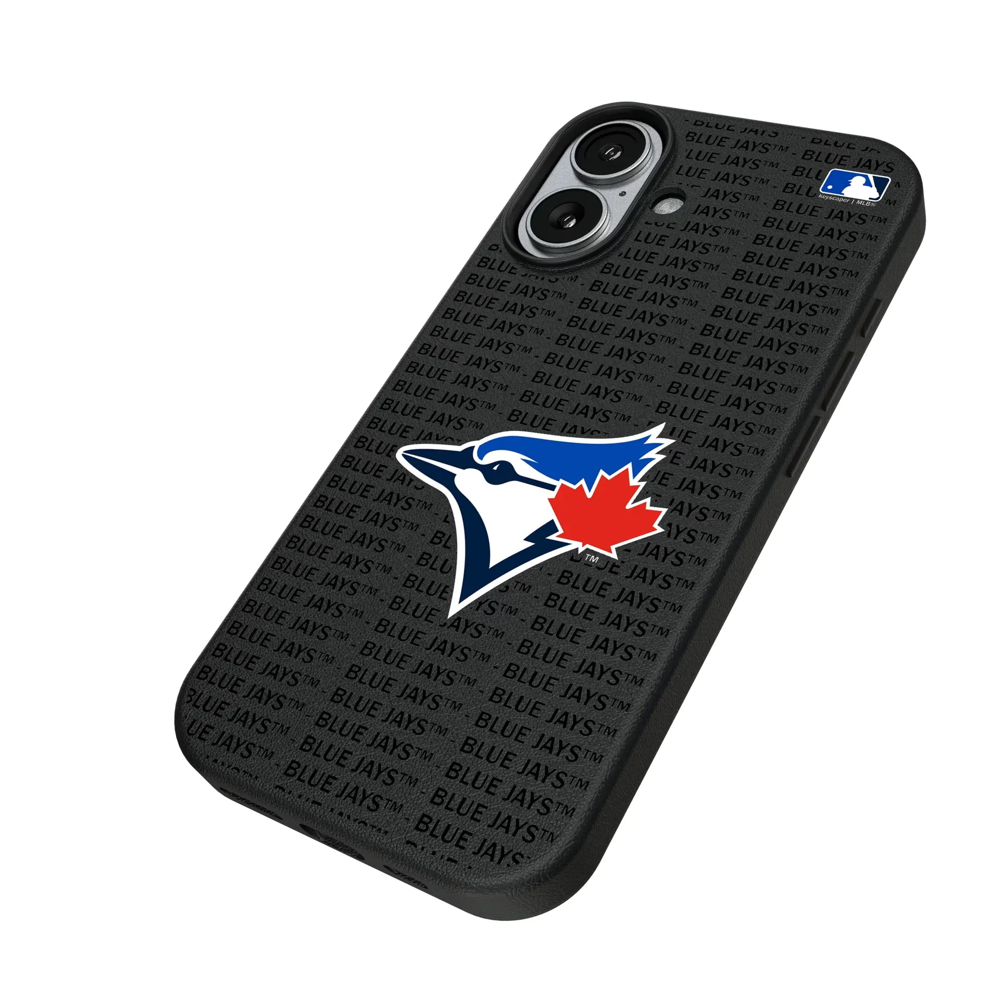 Toronto Blue Jays Text Backdrop MagSafe Compatible Phone Case for Apple iPhone