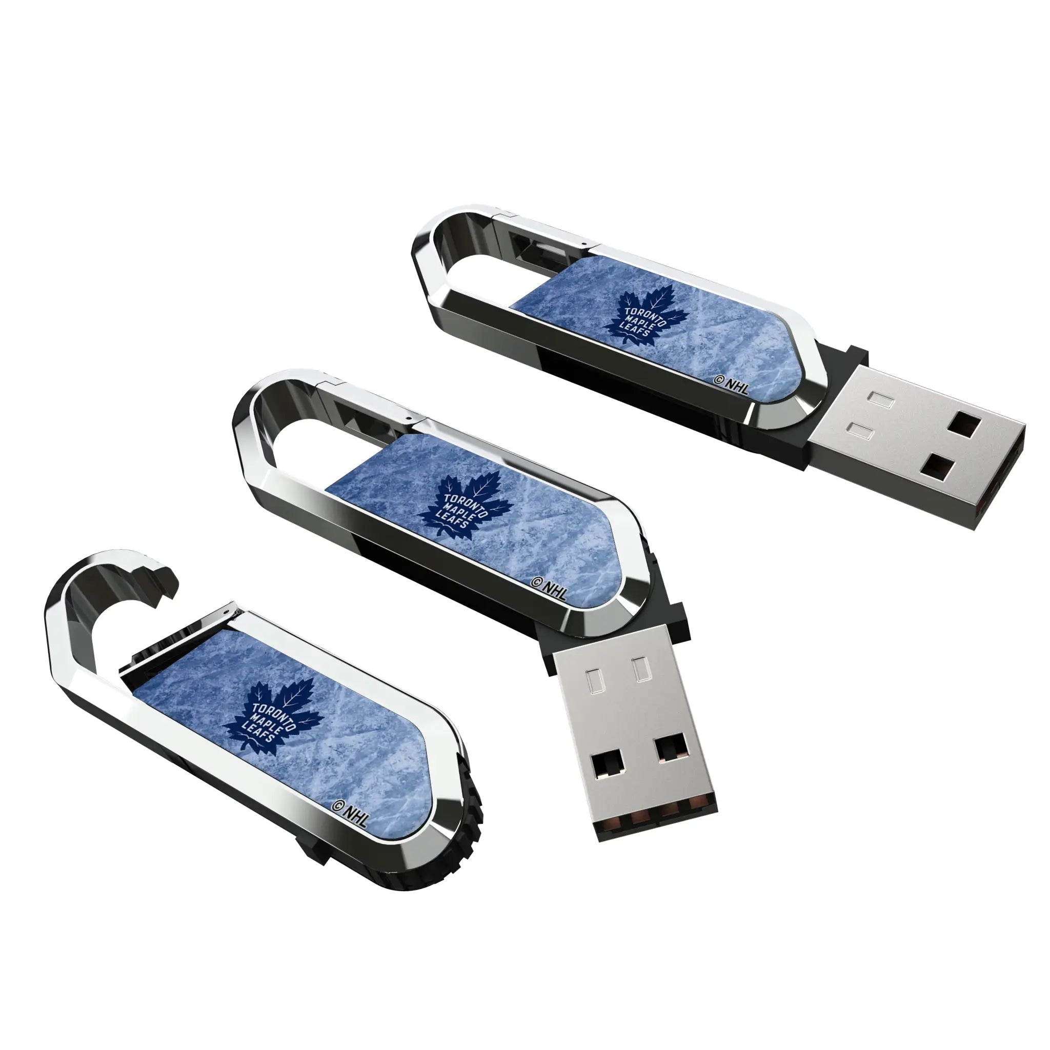 Toronto Maple Leafs Ice Flood USB 32GB Clip Style Flash Drive