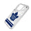 Toronto Maple Leafs Ice Stripe Clear Phone Case for Apple iPhone