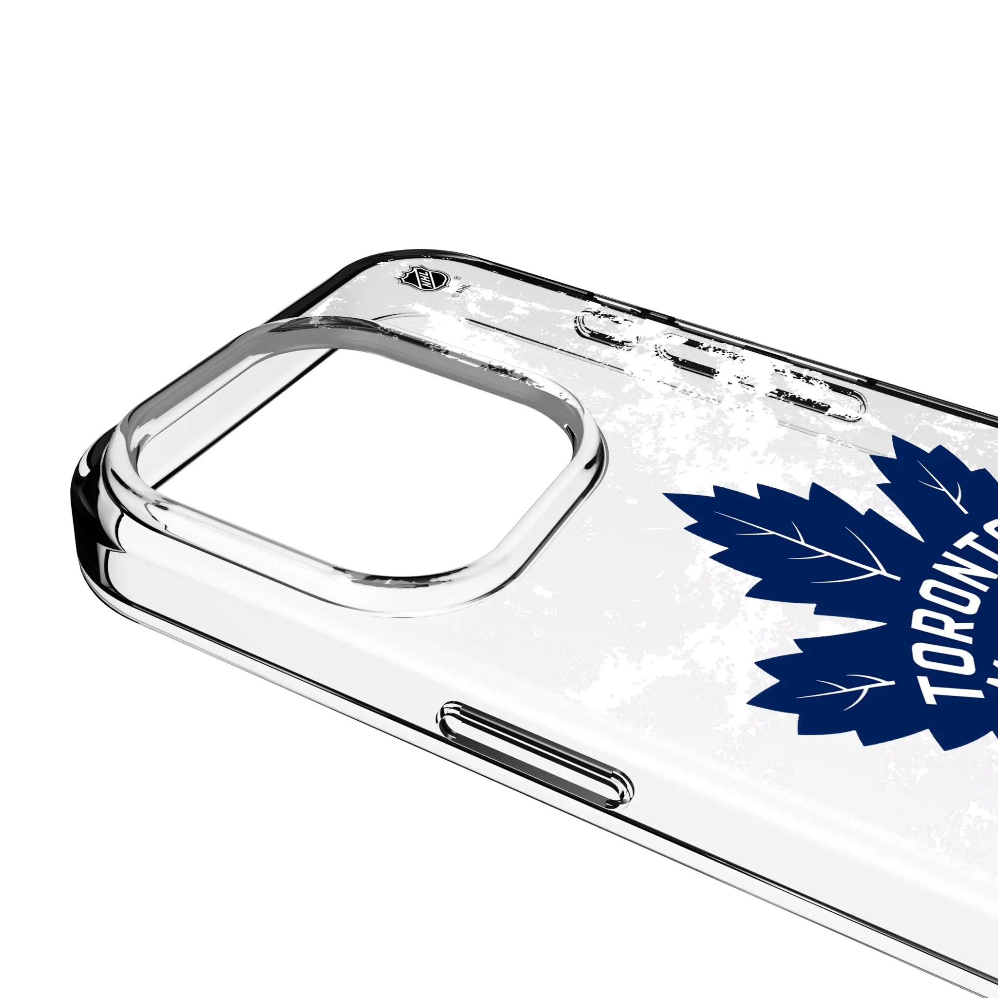 Toronto Maple Leafs Ice Stripe Clear Phone Case for Apple iPhone