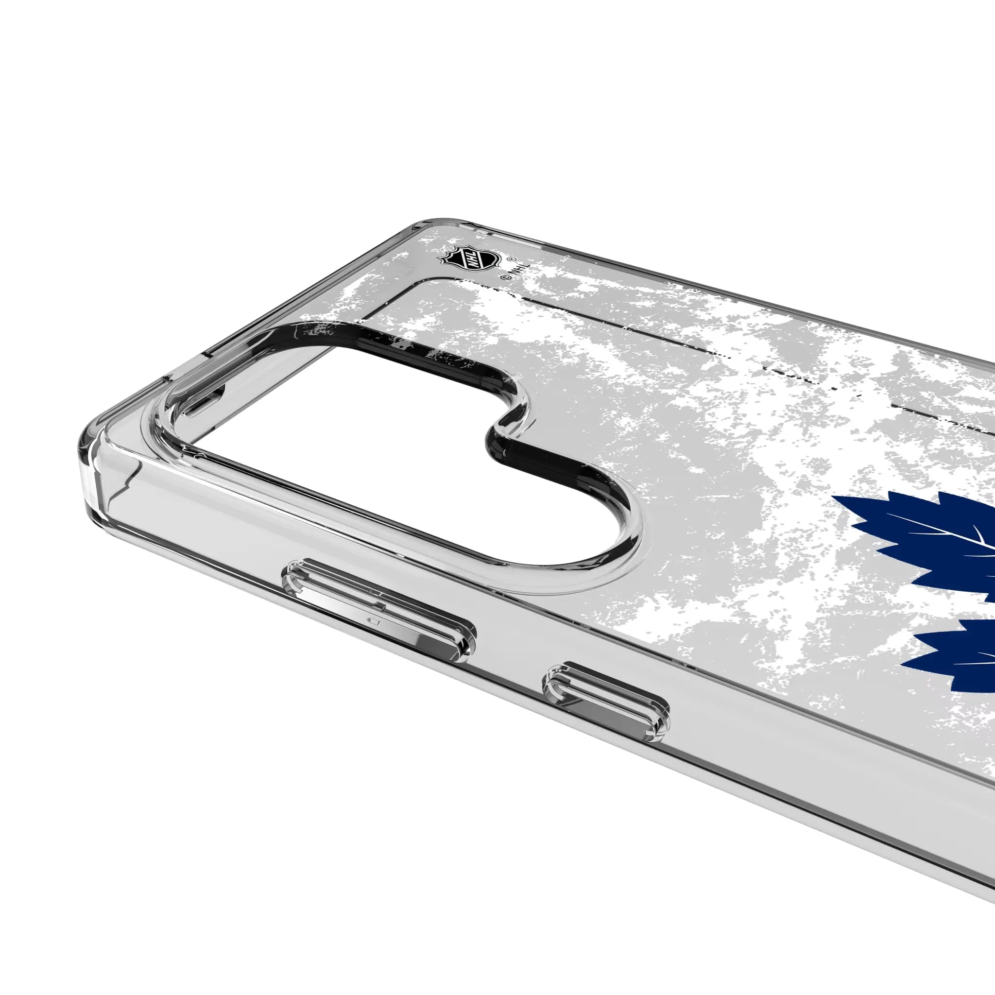 Toronto Maple Leafs Ice Stripe Clear Phone Case for Samsung Galaxy