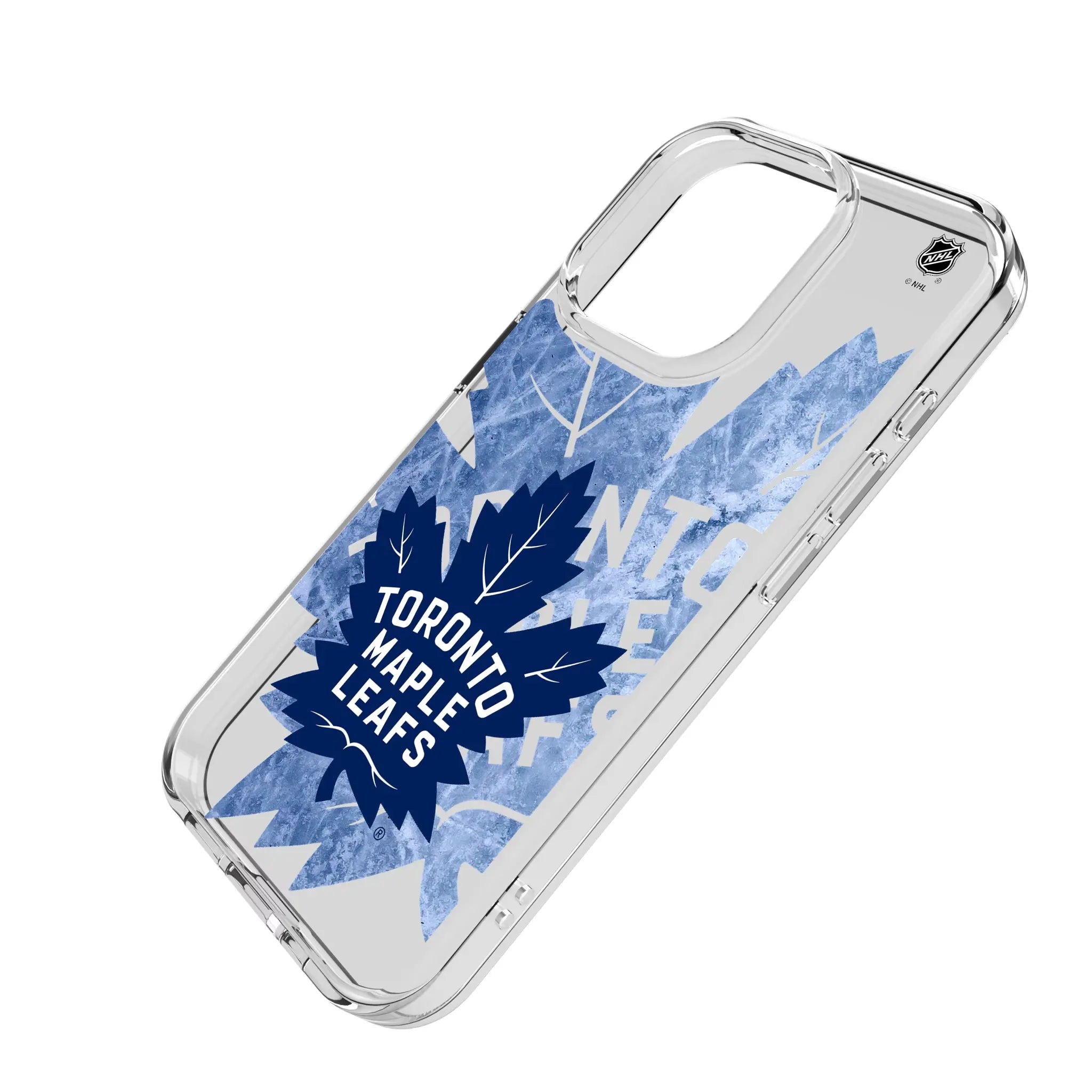 Toronto Maple Leafs Ice Tilt Clear Phone Case for Apple iPhone
