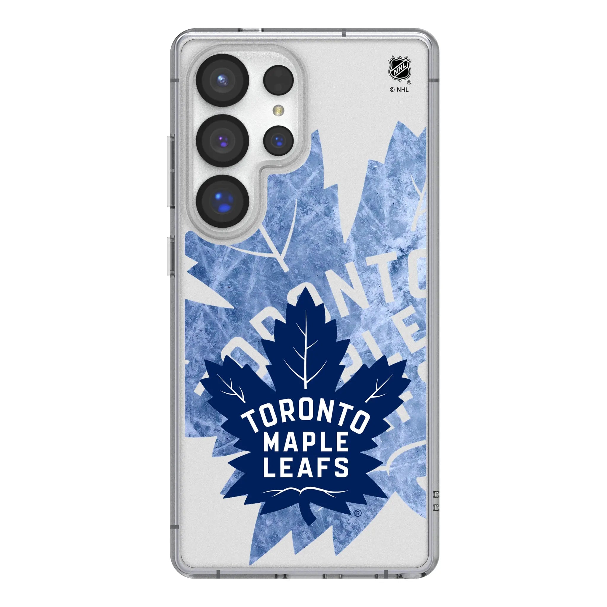 Toronto Maple Leafs Ice Tilt Clear Phone Case for Samsung Galaxy