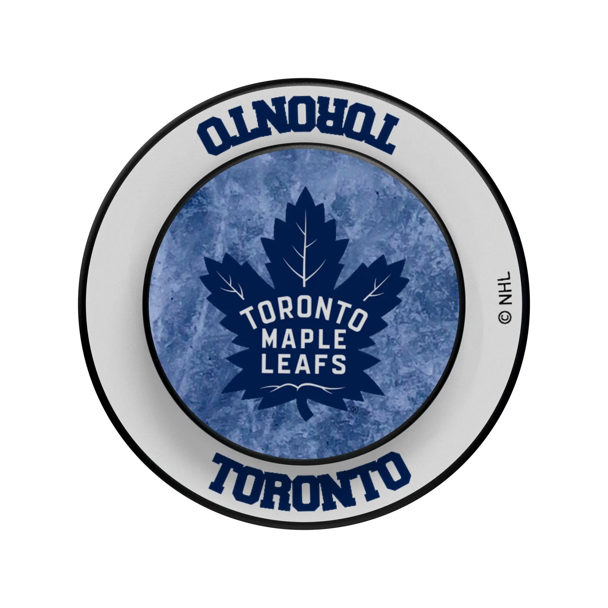 Toronto Maple Leafs Ice Wordmark PopSockets Magnetic Phone Grip and Stand