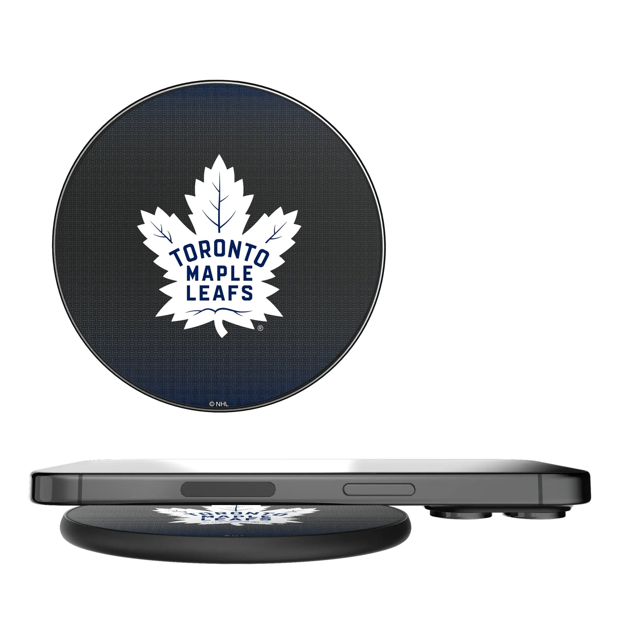 Toronto Maple Leafs Linen 15-Watt Wireless Charger