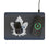 Toronto Maple Leafs Linen 15-Watt Wireless Charger and Mouse Pad