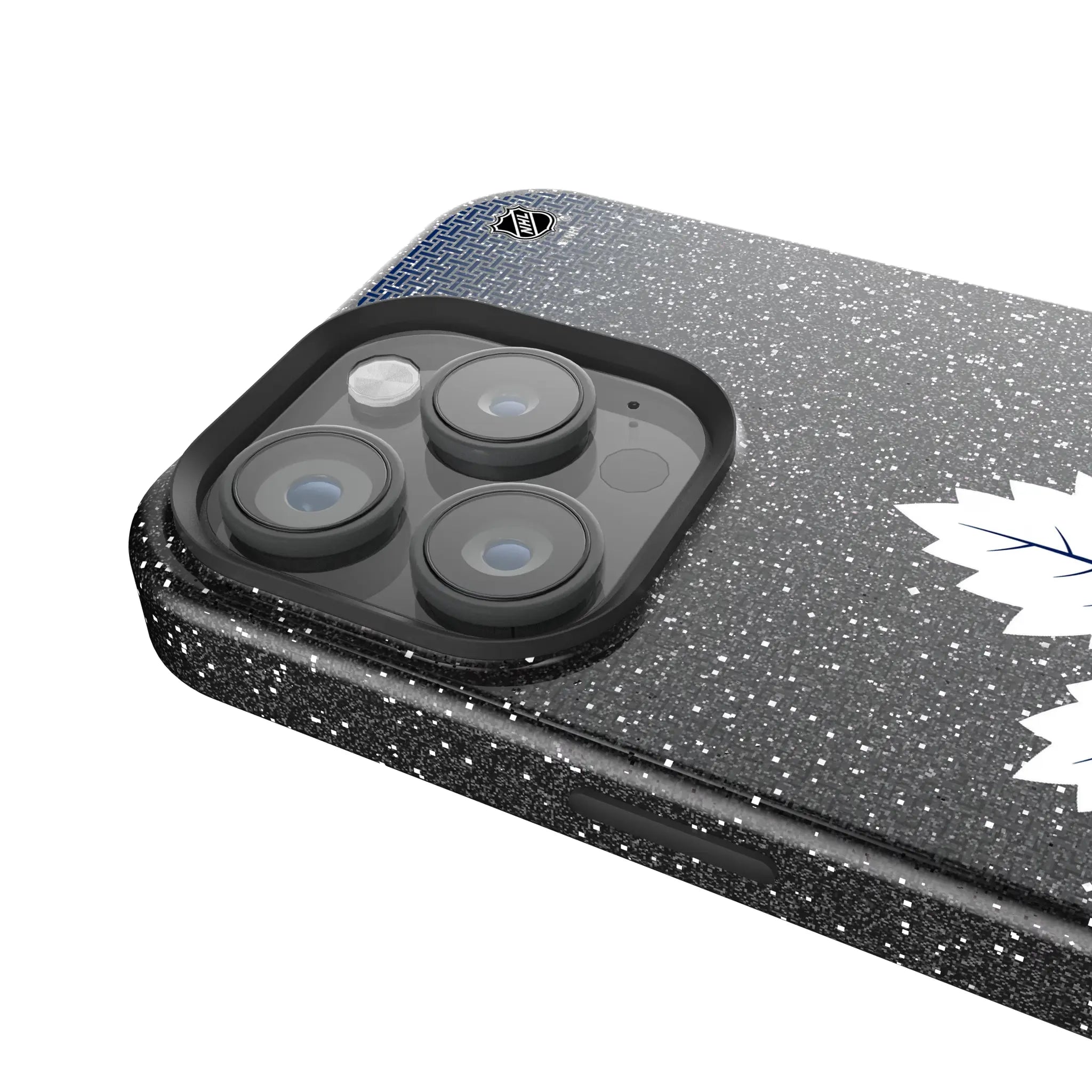 Toronto Maple Leafs Linen Bling Phone Case for Apple iPhone
