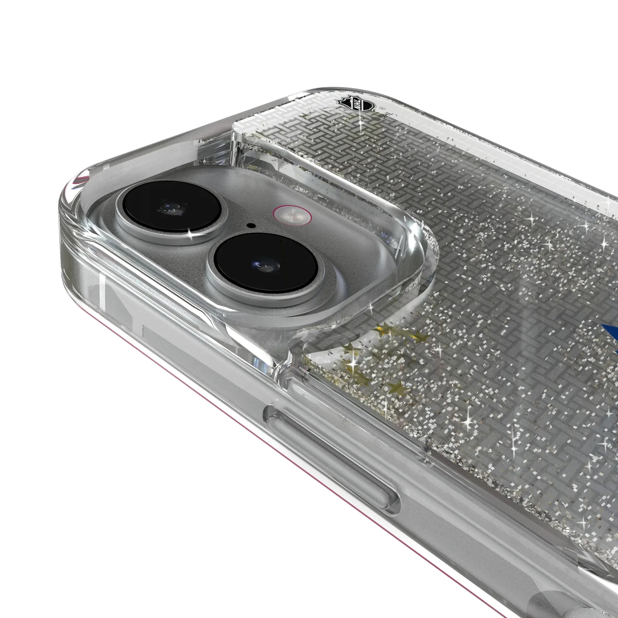 Toronto Maple Leafs Linen Glitter Phone Case