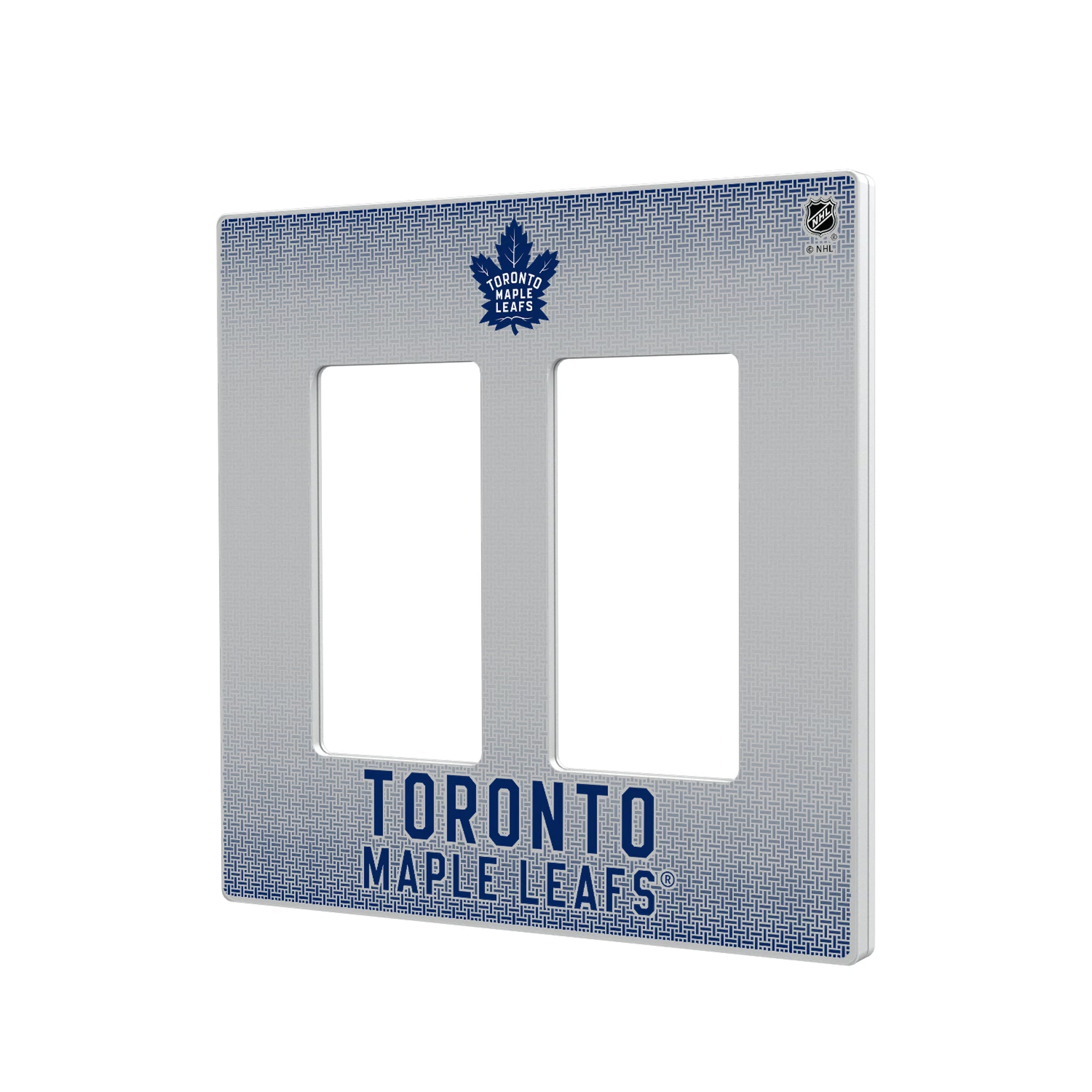 Toronto Maple Leafs Linen Hidden-Screw Light Switch Plate