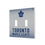 Toronto Maple Leafs Linen Hidden-Screw Light Switch Plate