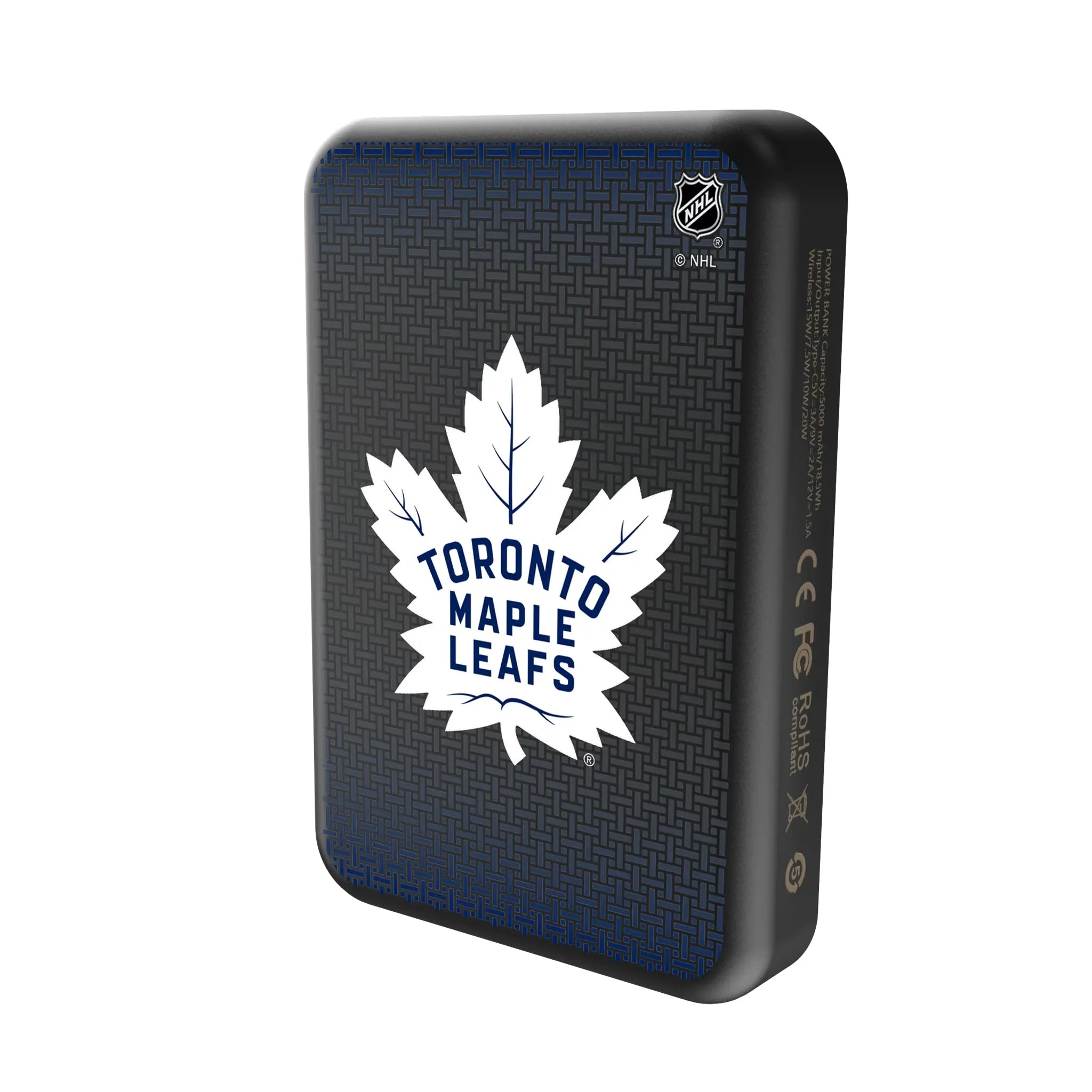 Toronto Maple Leafs Linen Wireless Mag Power Bank