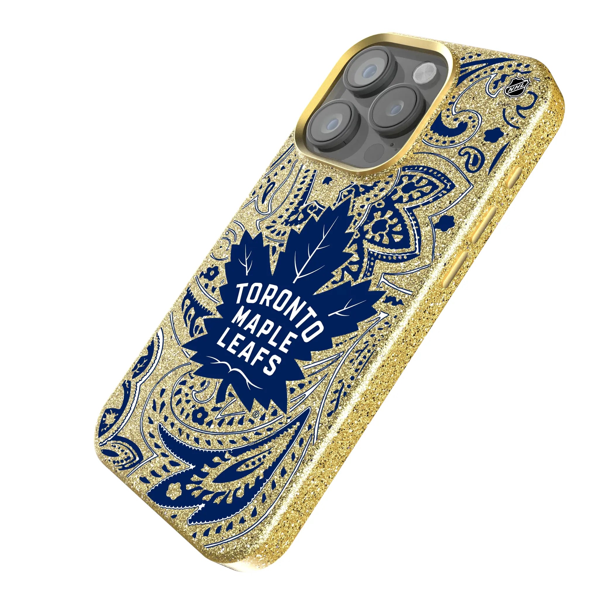 Toronto Maple Leafs Paisley Bling Phone Case