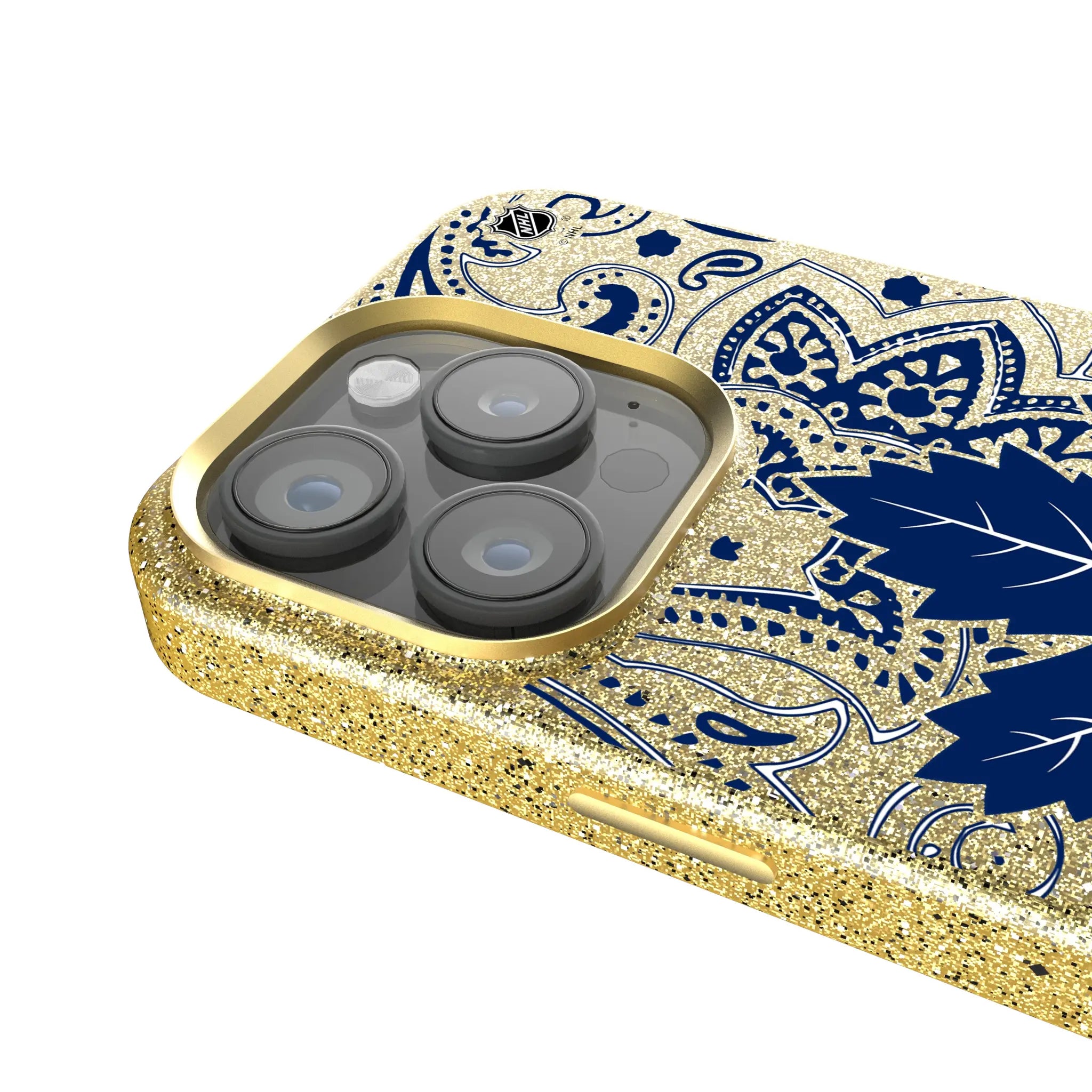 Toronto Maple Leafs Paisley Bling Phone Case