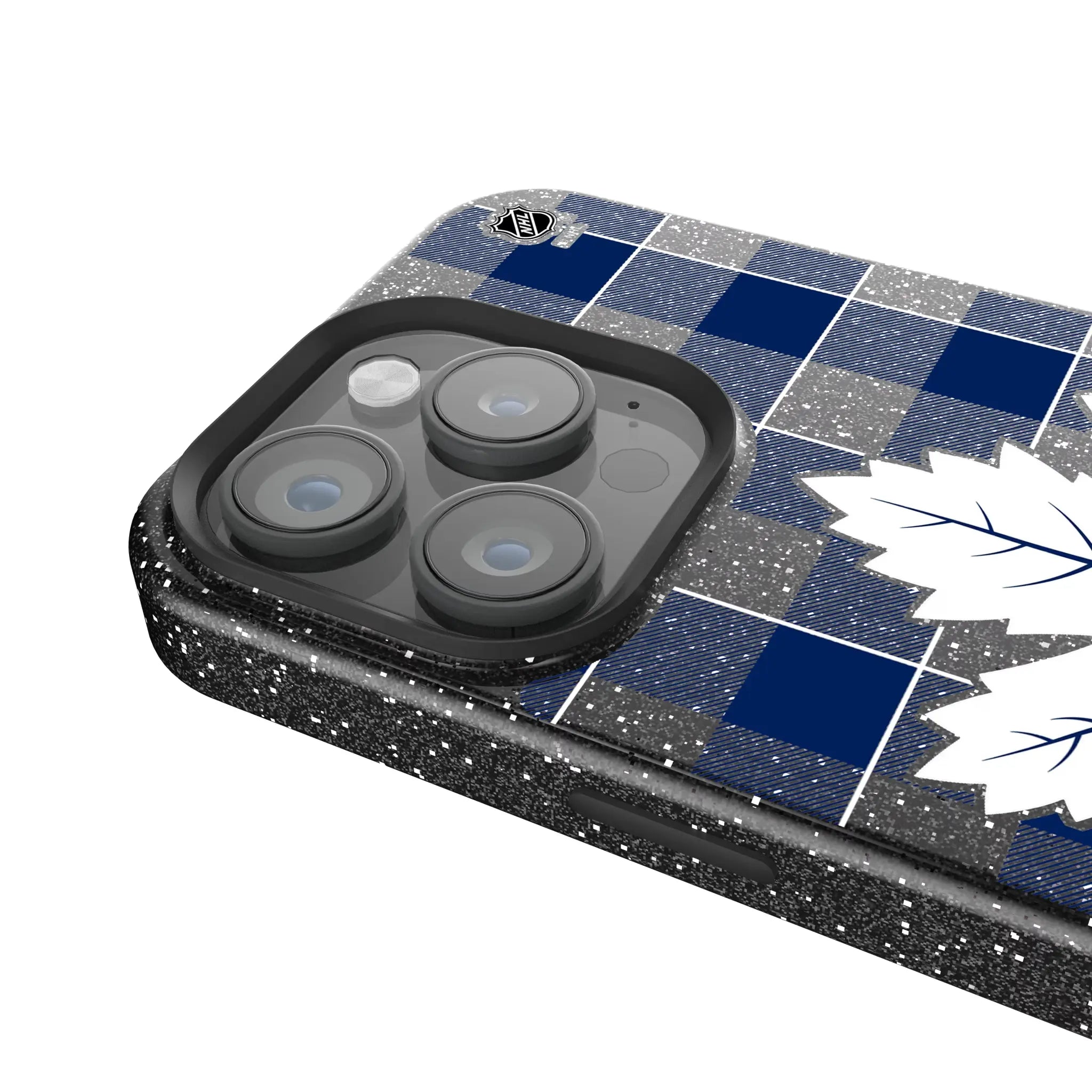 Toronto Maple Leafs Plaid Bling Phone Case