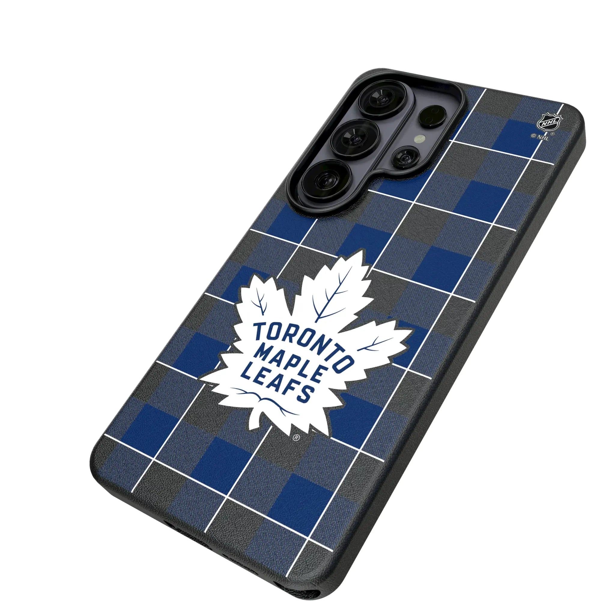 Toronto Maple Leafs Plaid MagSafe Compatible Phone Case for Samsung Galaxy