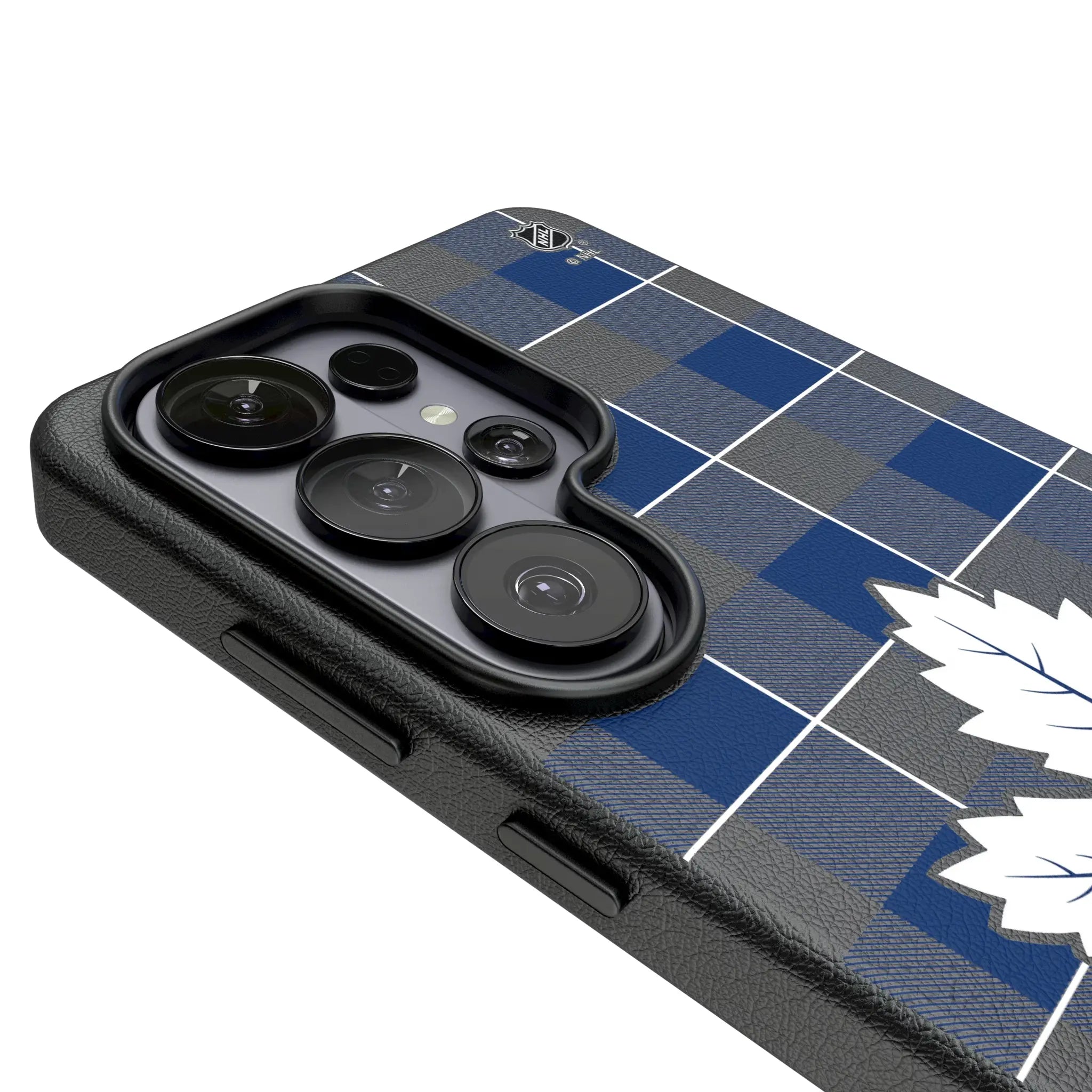 Toronto Maple Leafs Plaid MagSafe Compatible Phone Case for Samsung Galaxy
