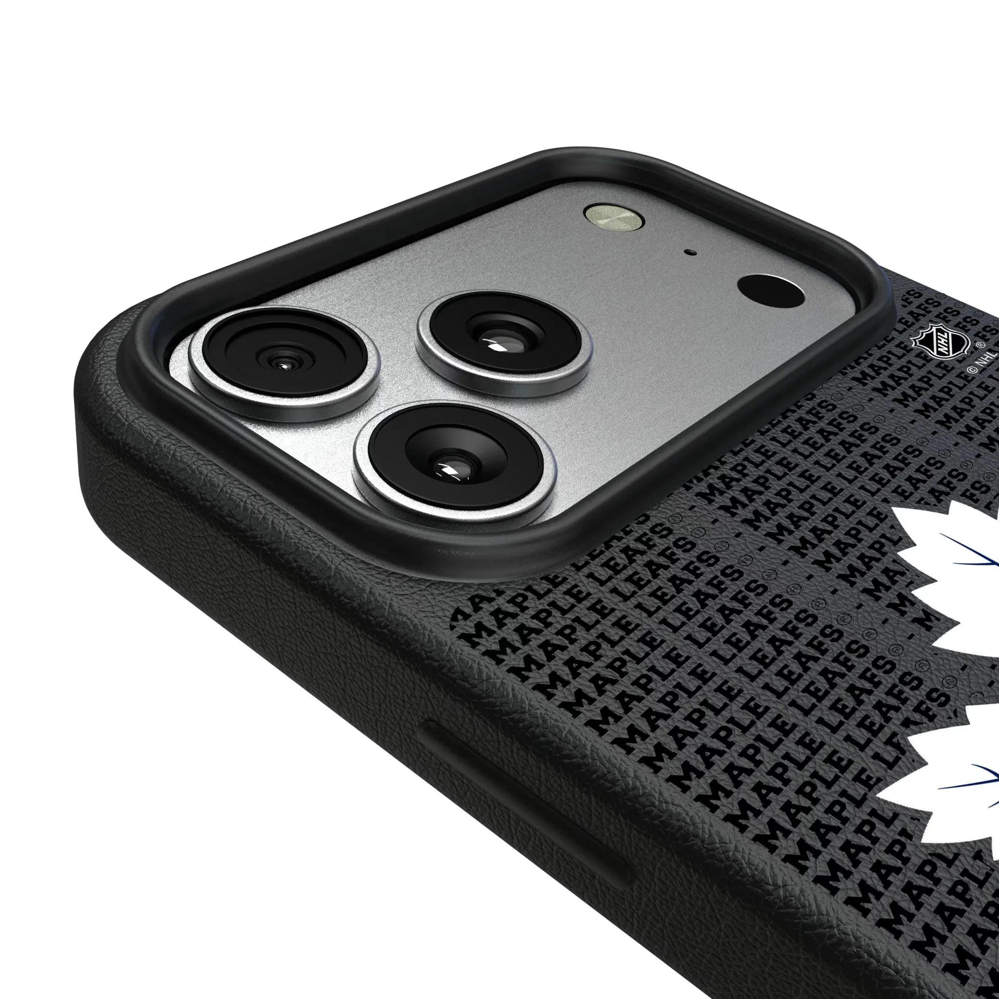 Toronto Maple Leafs Text Backdrop MagSafe Compatible Phone Case for Apple iPhone